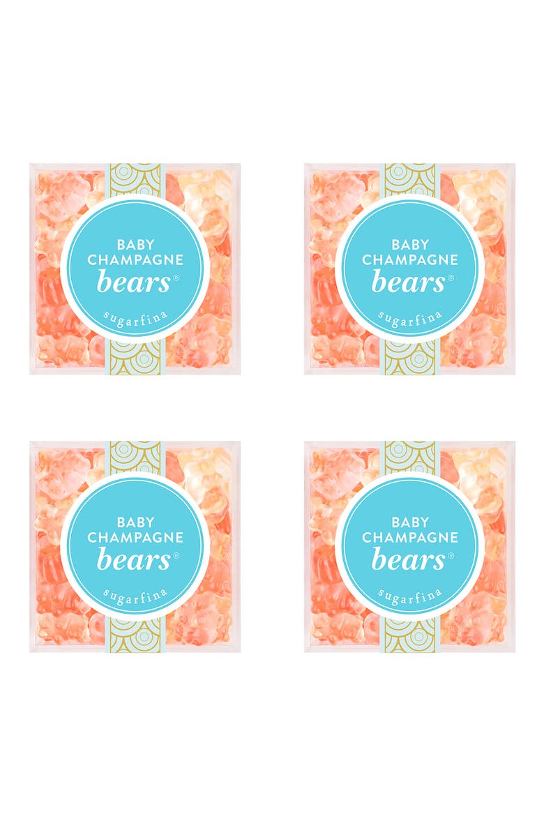 Baby Champagne Bears Set of 4 Candy Cubes, Main, color, BLUE