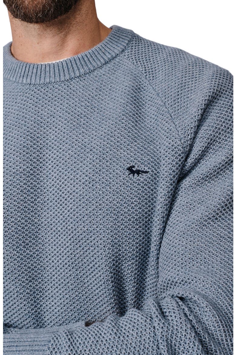 Norton Textured Crew Neck Jumper, Alternate, color, Pale Blue