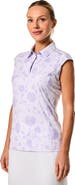 Coolibar Women's Performance Sleeveless Polo, UPF 50+ Sun Protection, Dew