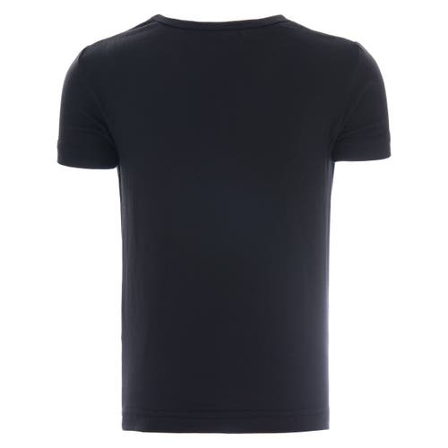 Moustache Logo-print T-shirt In Black