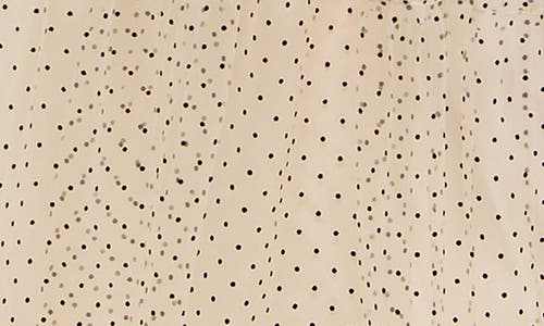 Socialite Dot Mesh Empire Waist Gown