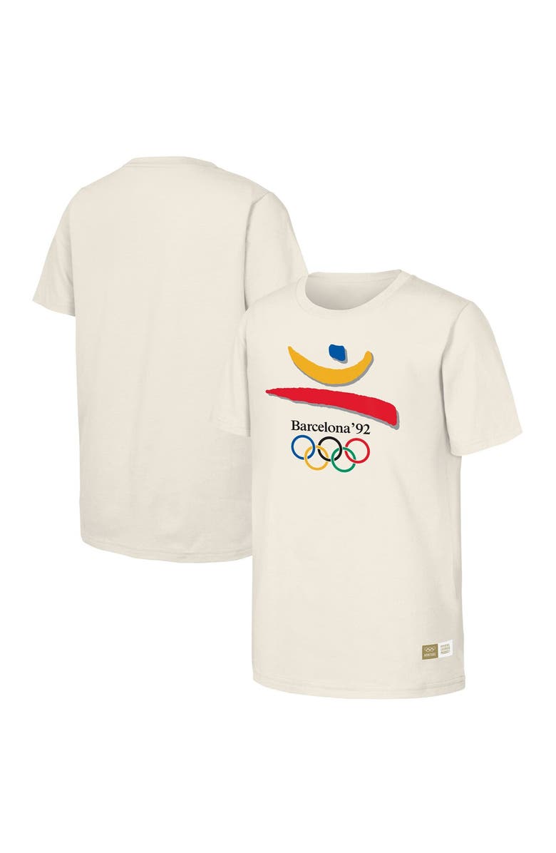 Outerstuff Men's  Natural 1992 Barcelona Games Olympic Heritage T-Shirt, Main, color, Natural
