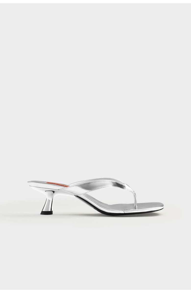 SIMONMILLER Beep Thong Sandal, Alternate, color, Silver