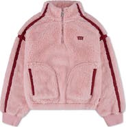 Levi's Kids' High-Pile Fleece Half Zip Pullover