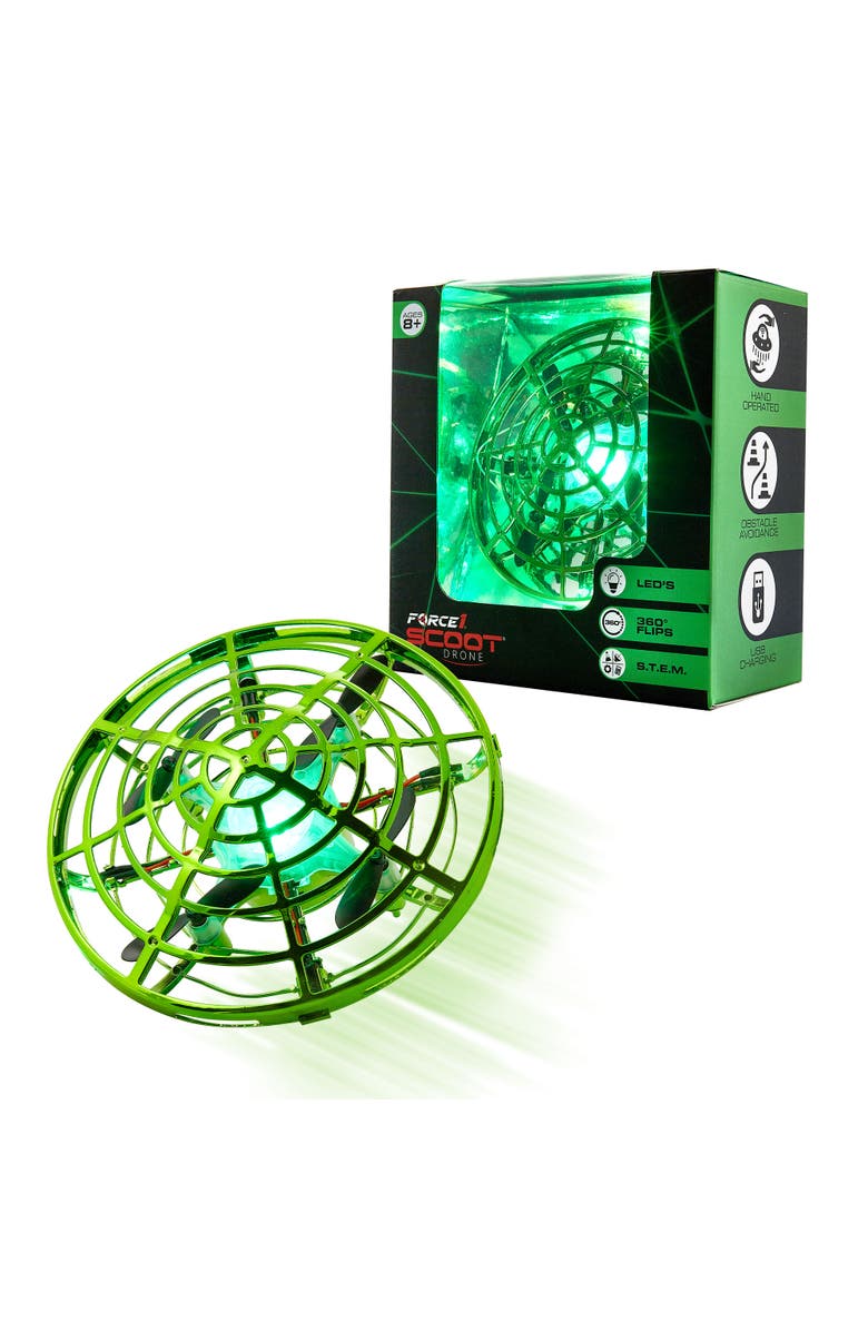 Force1 Scoot Skeet Drone Game(Drone Only)- Green, Main, color, Green