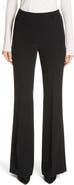 Akris Farrah Stretch Wool Flare Pants