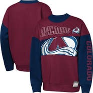Outerstuff Youth Outerstuff Burgundy/Navy Colorado Avalanche Impact Player Sweatshirt