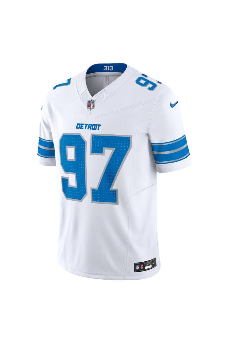 Men's Nike Aidan Hutchinson White Detroit Lions Vapor F.U.S.E. Limited Jersey, Alternate, color, White