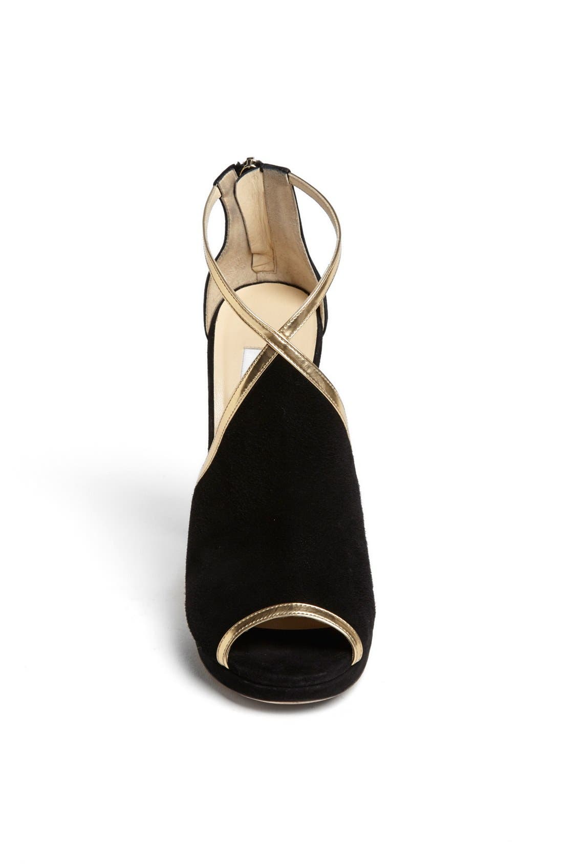 'Fey' Bootie, Alternate, color, BLACK/ GOLD