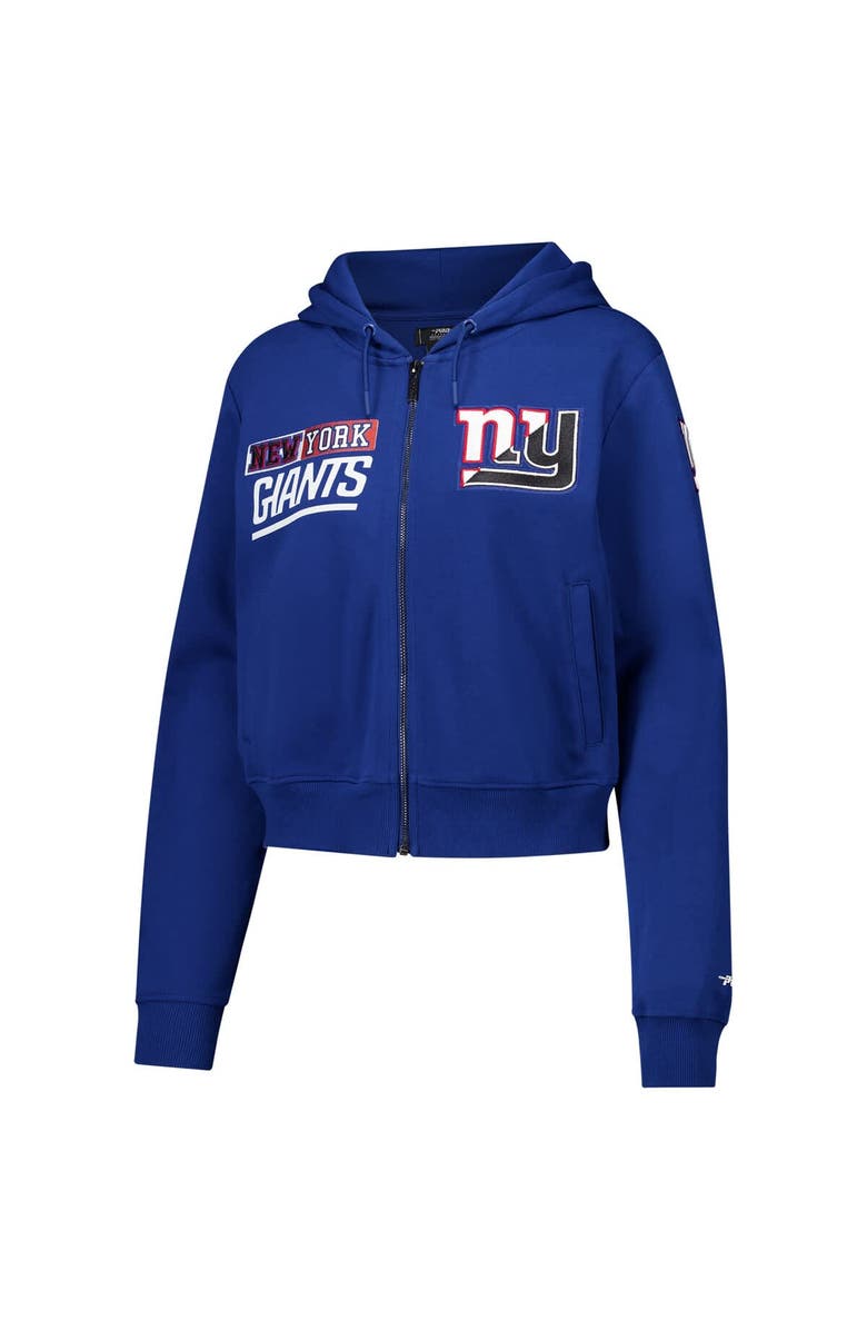 PRO STANDARD Women's Pro Standard Royal New York Giants Split Logo Full-Zip Hoodie, Alternate, color, Royal