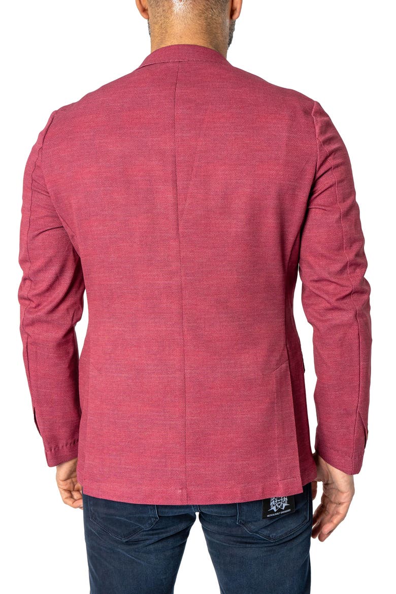 Descartes Unconstructed Brickhouse Red Blazer, Alternate, color, RED