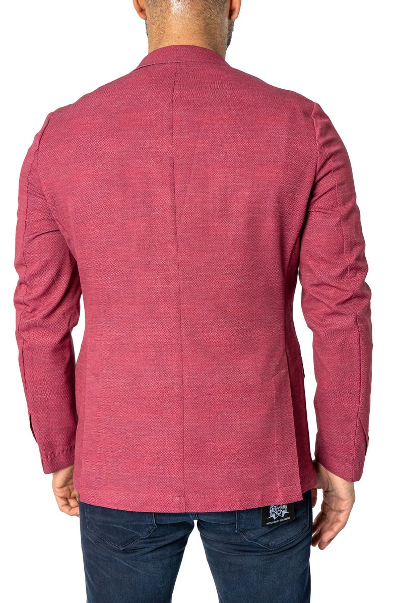 Maceoo Descartes Unconstructed Brickhouse Red Blazer, Alternate, color, Red