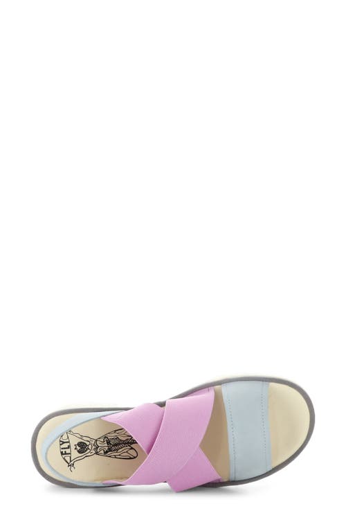 Fly London Taji Platform Slingback Sandal In Multi
