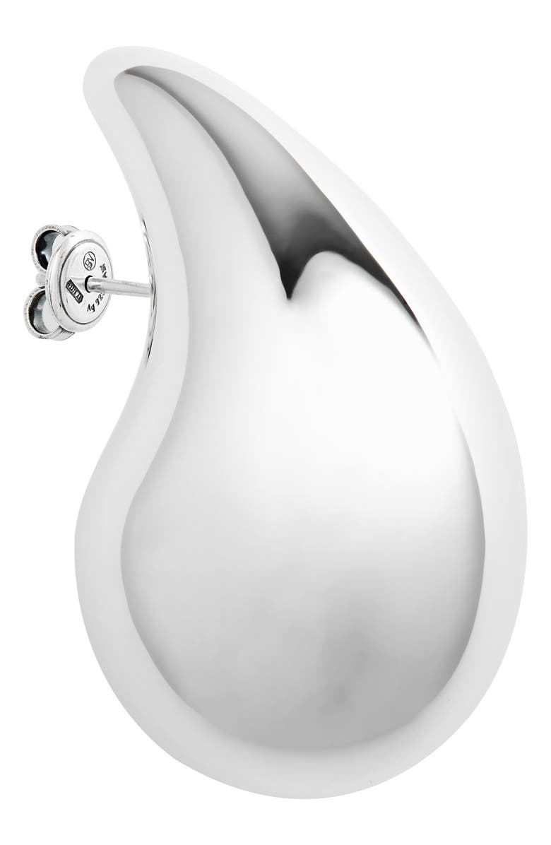 Bottega Veneta Drop Sterling Silver Stud Earrings, Alternate, color, Silver