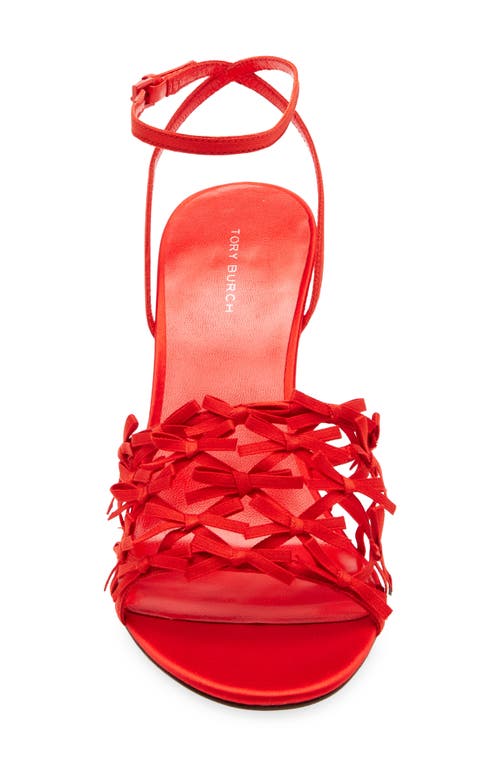 Shop Tory Burch Mini Bow Espadrille Ankle Strap Wedge Sandal