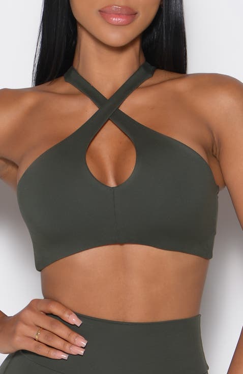 Cross Over Halter Bra
