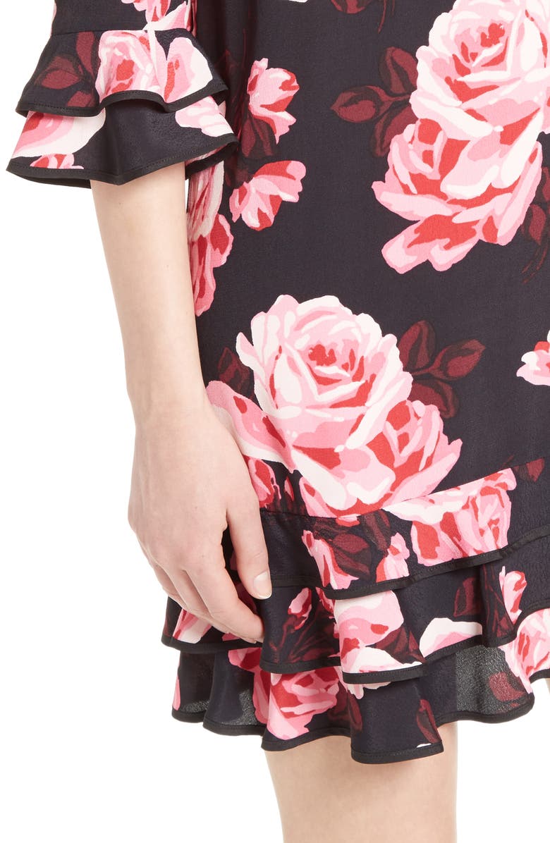 Kate Spade New York rosa ruffle shift dress, Alternate, color,