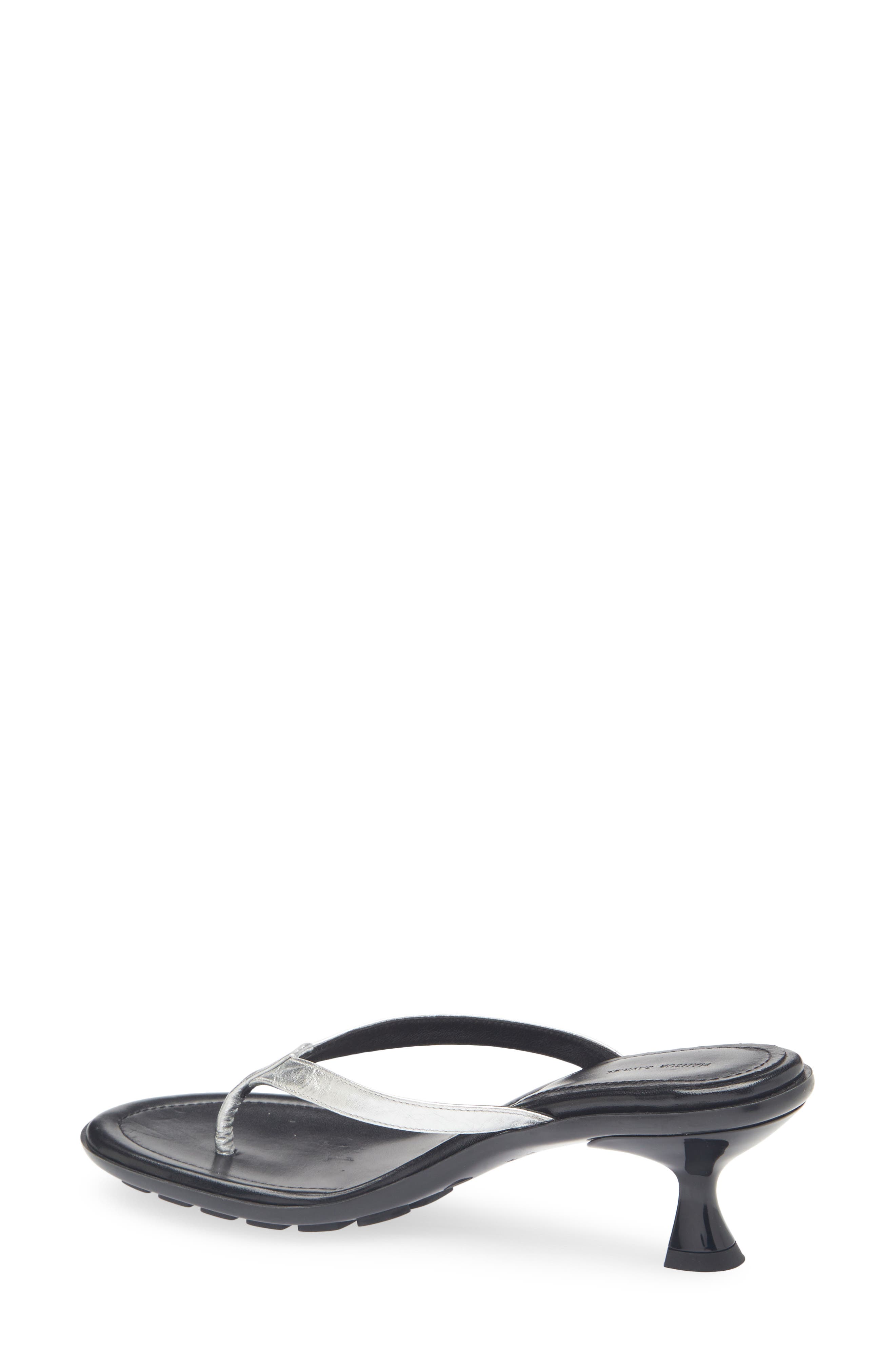 Mari Kitten Heel Sandal, Alternate, color, SILVER