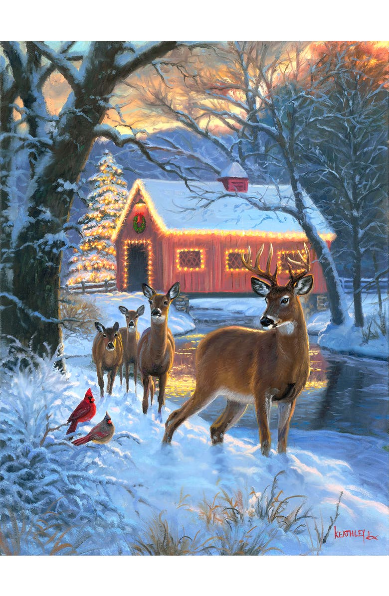 Sunsout Greeting the Season 500 piece Jigsaw Puzzle for Adults, Alternate, color, Multicolor