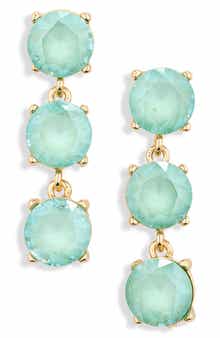 Cara Stone Linear Drop Earrings