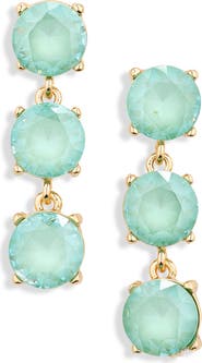 Cara Stone Linear Drop Earrings