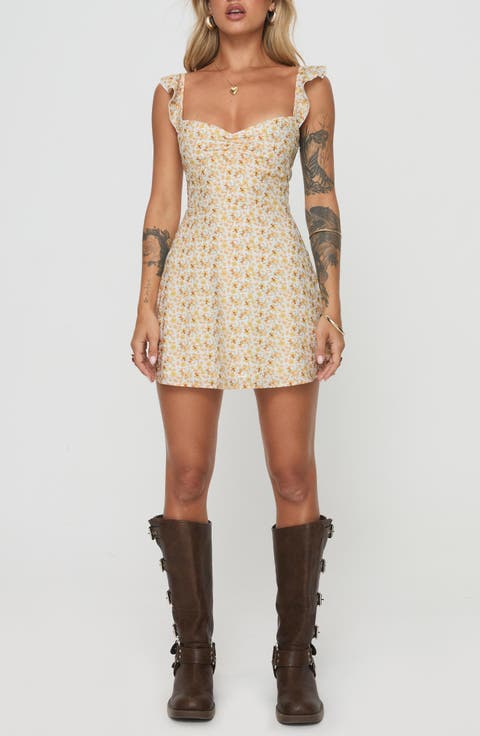 Landon Floral Print Minidress
