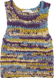 Zimmermann Luna Crop Ribbon Sweater Tank