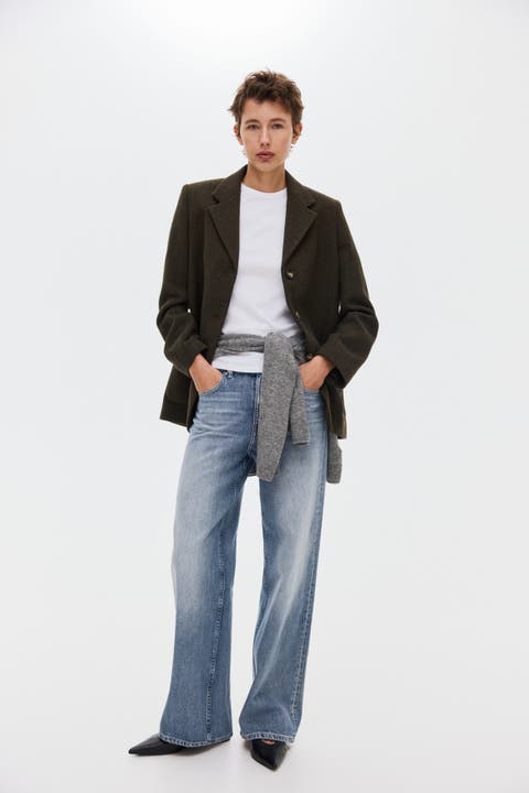 Wool-blend Blazer