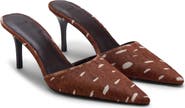 MANGO Bambi Calf Hair Mule