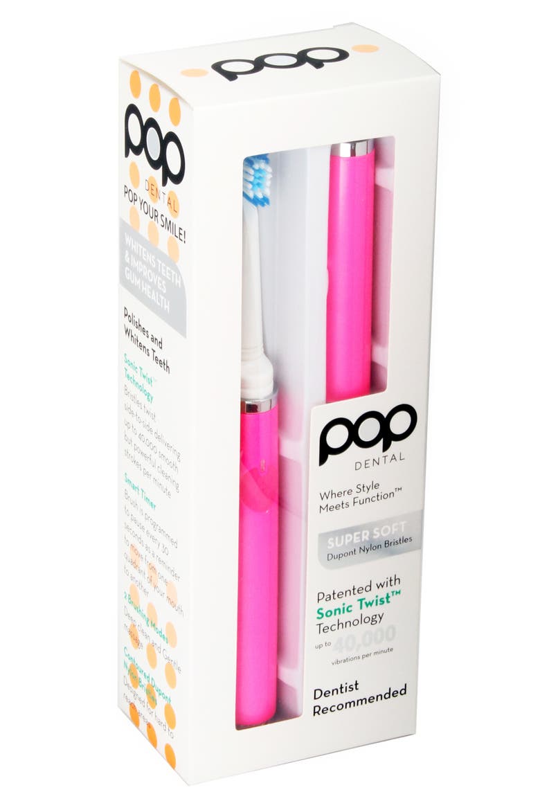 Rechargeable Sonic Toothbrush, Alternate, color, HOT PINK