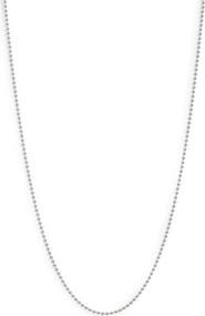 Anzie Sterling Silver Mini Ball Chain Necklace