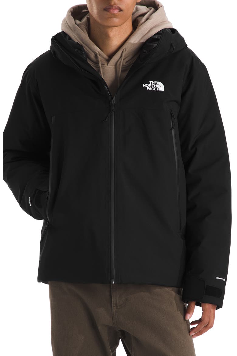 Mountain Range Waterproof Down Jacket, Main, color, BLACK