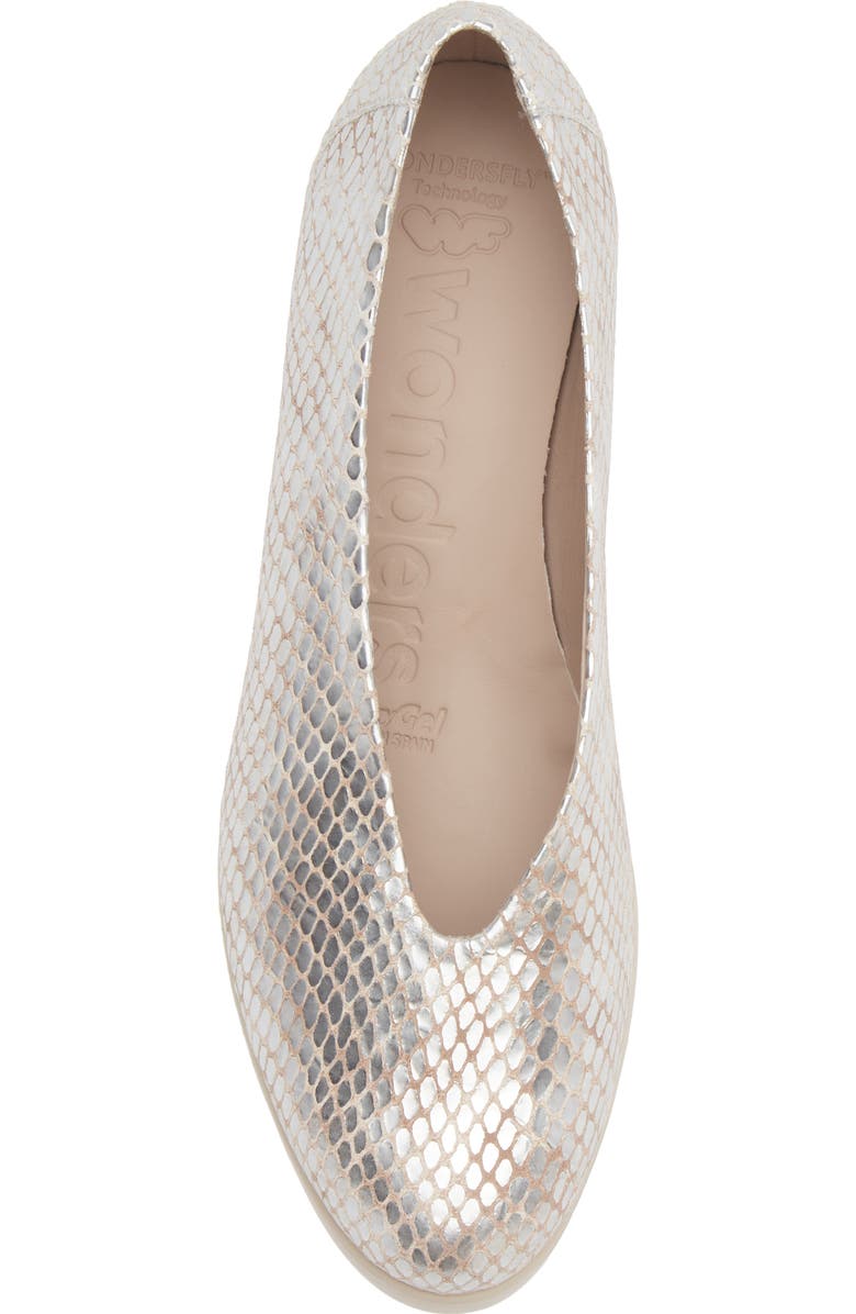 Wonders Extralite Wedge Pump, Alternate, color, Maya Champagne