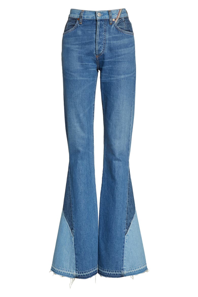 Janis High Rise Flare Jeans, Alternate, color, JAGGER