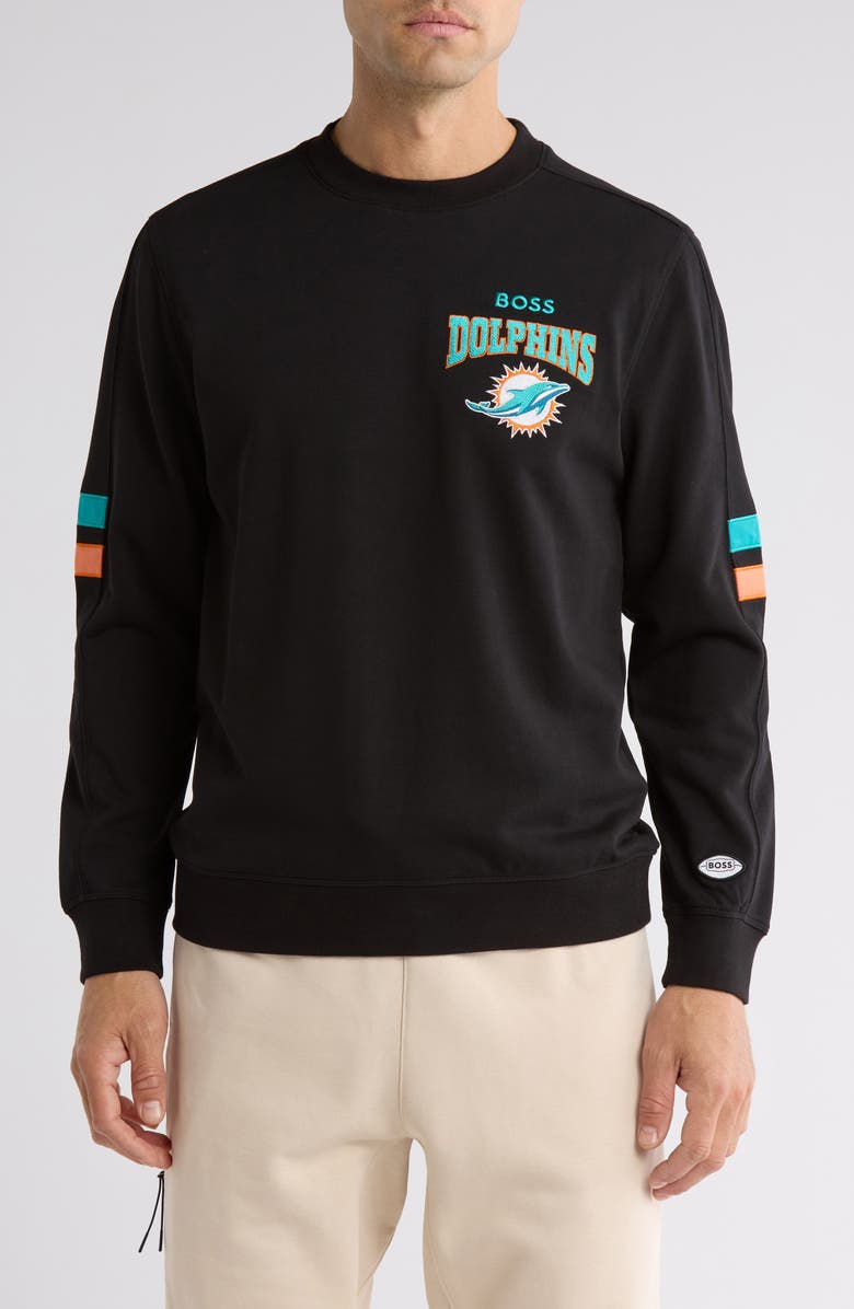 BOSS X NFL Drive Pullover Sweatshirt, Main, color, 