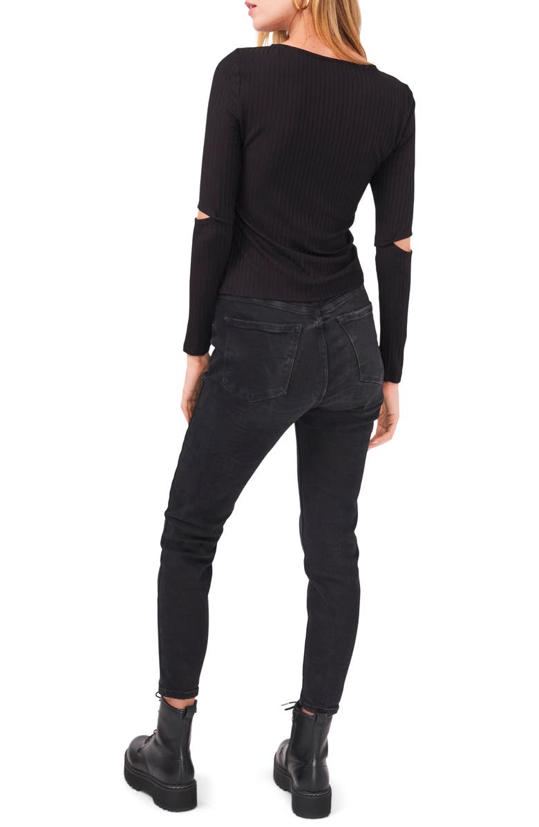 1.STATE Long Sleeve Cutout Top, Alternate, color, 