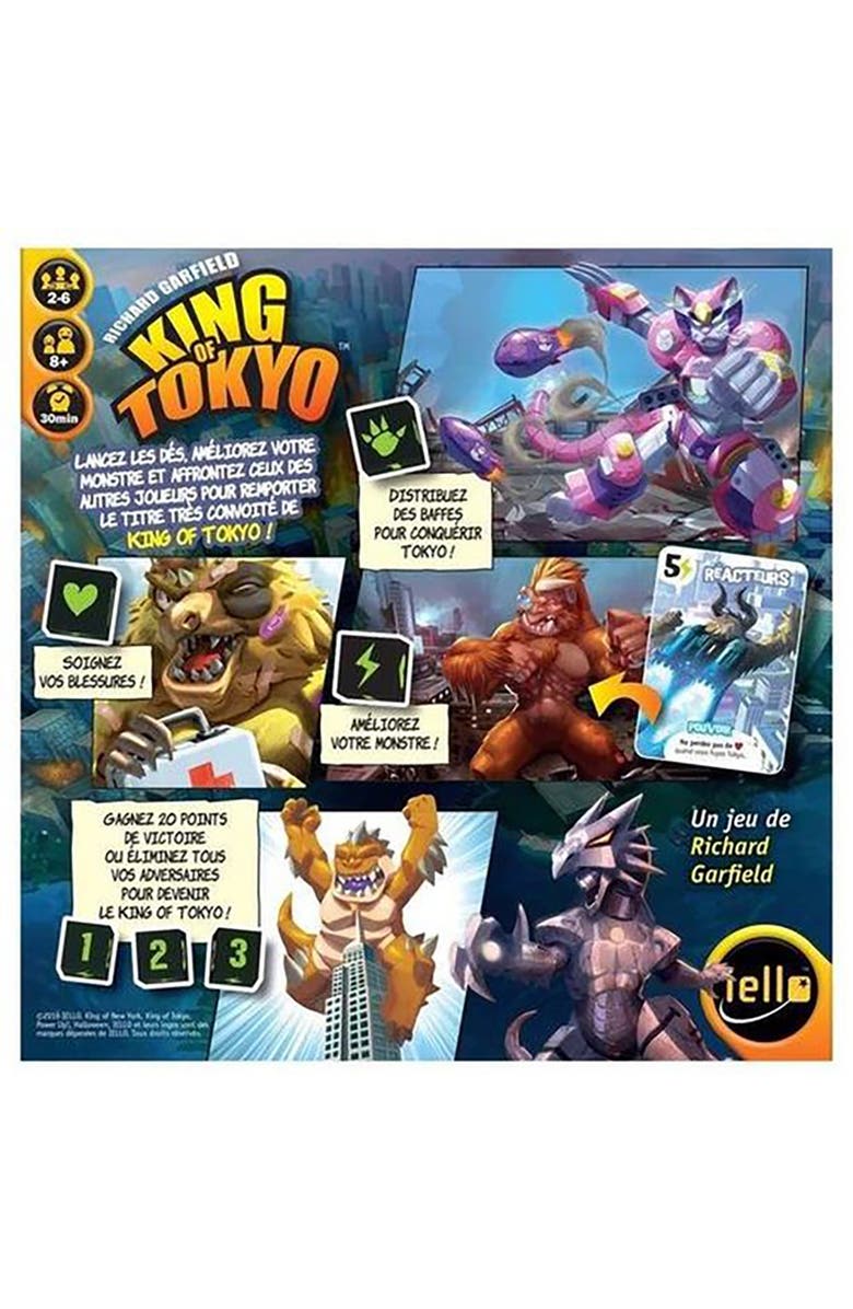 IELLO King Of Tokyo New Edition Board Game, Alternate, color, Multicolored