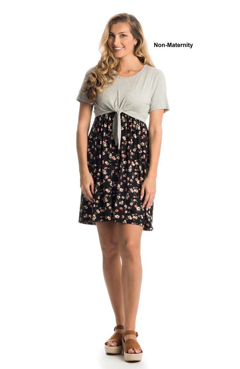Everly Grey Lehua Maternity/Nursing Babydoll Dress, Alternate, color,