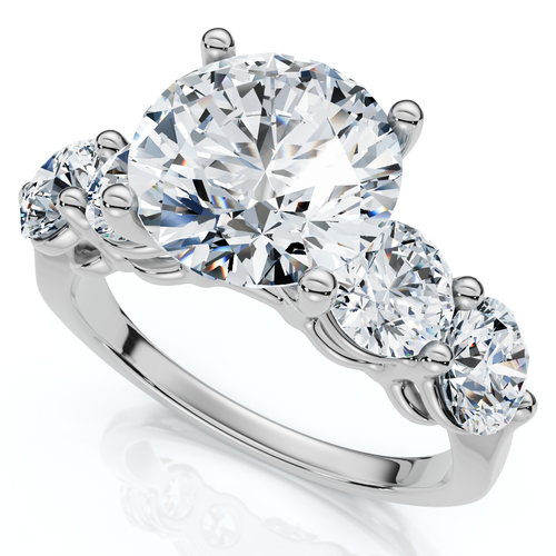 Bliss Diamond Certified 3 1/2ct Diamond Engagement Ring 14k Gold Or Platinum Lab Grown