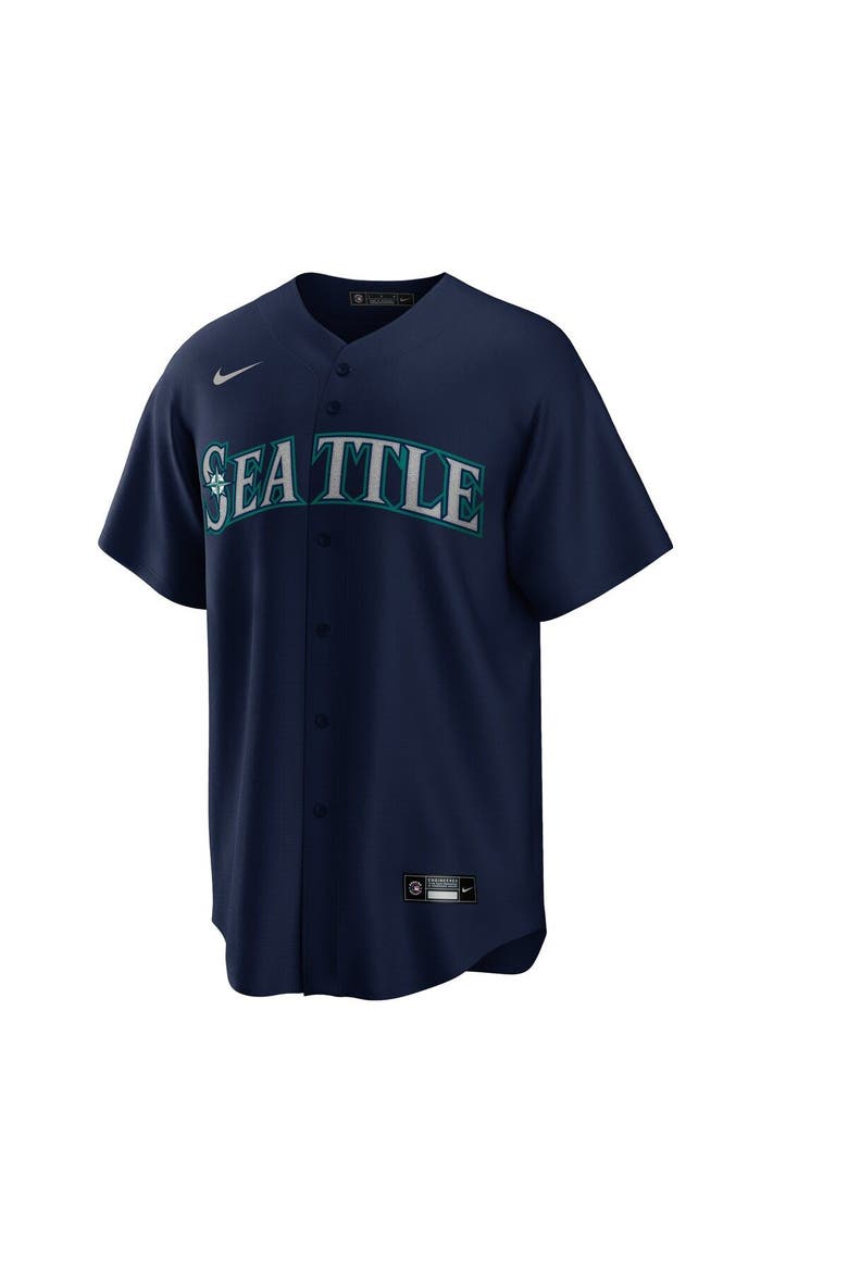 Men's Nike Jesse Winker Navy Seattle Mariners Alternate Replica Player Jersey, Alternate, color, Navy