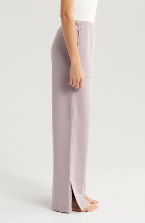 Lunya Reversible Straight Leg Sweatpants In Dawning Mist