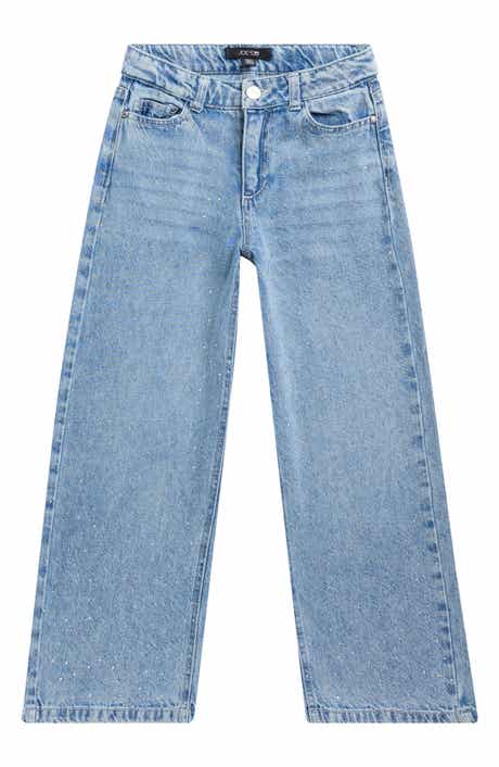 Kids' Mia Studded Wide Leg Jeans