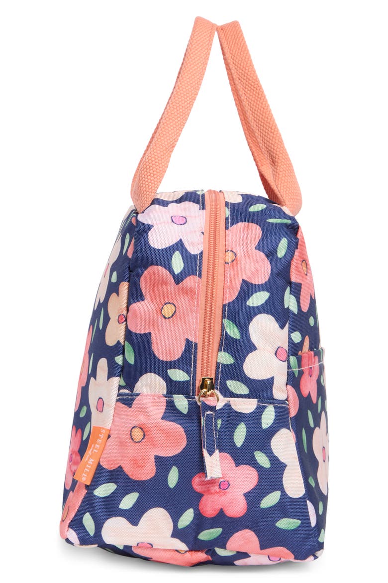 Lunch Tote, Alternate, color, NAVY BOLD FLORAL