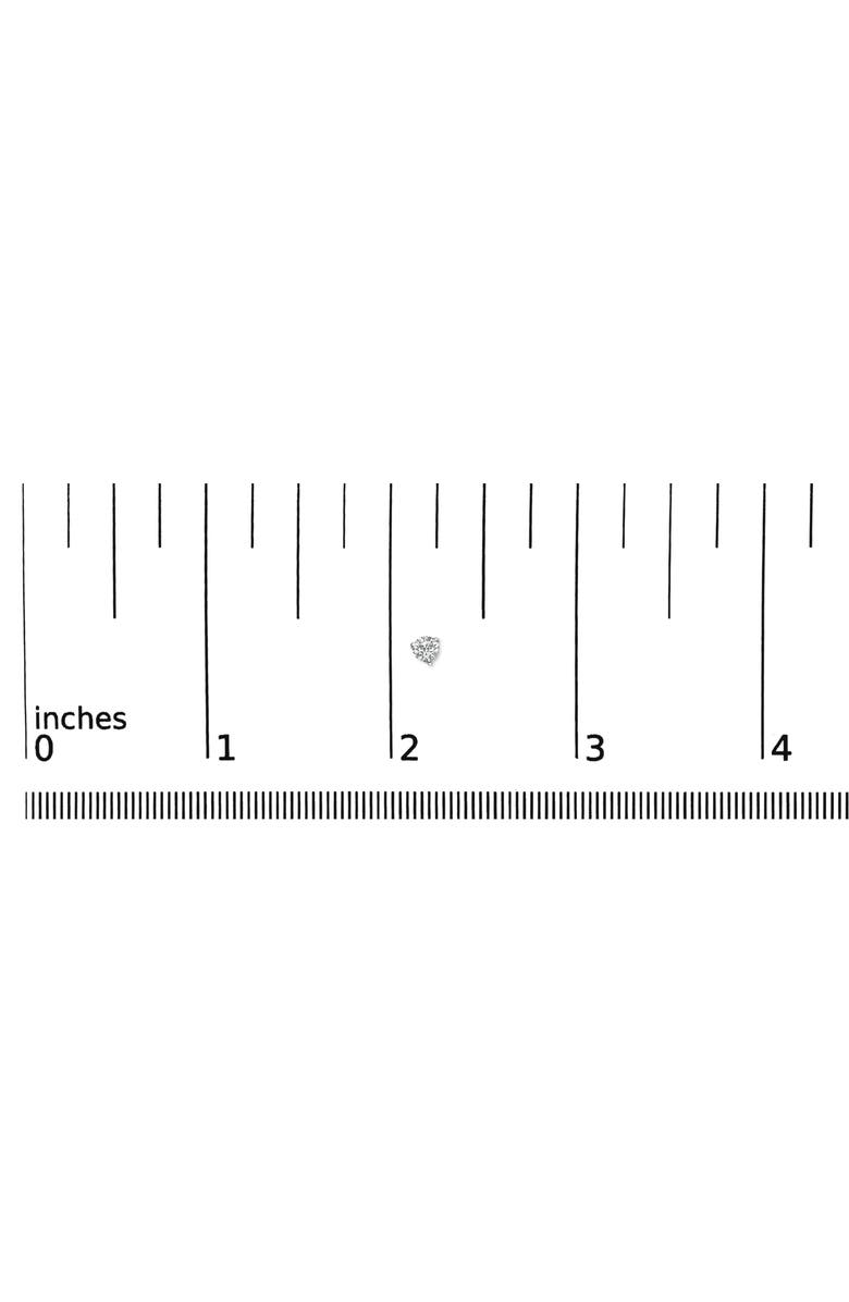 Haus of Brilliance 14K White Gold 1/4 Cttw 3-Prong Martini Set Lab Grown Diamond Solitaire Stud Earrings, Alternate, color, White