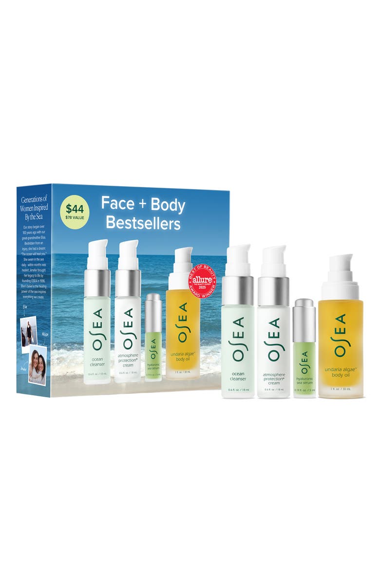 OSEA Face + Body Bestsellers $78 Value, Main, color, 