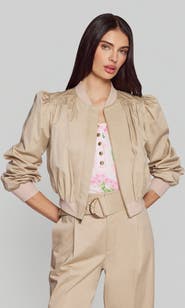 Generation Love Sariah Cotton Sateen Bomber