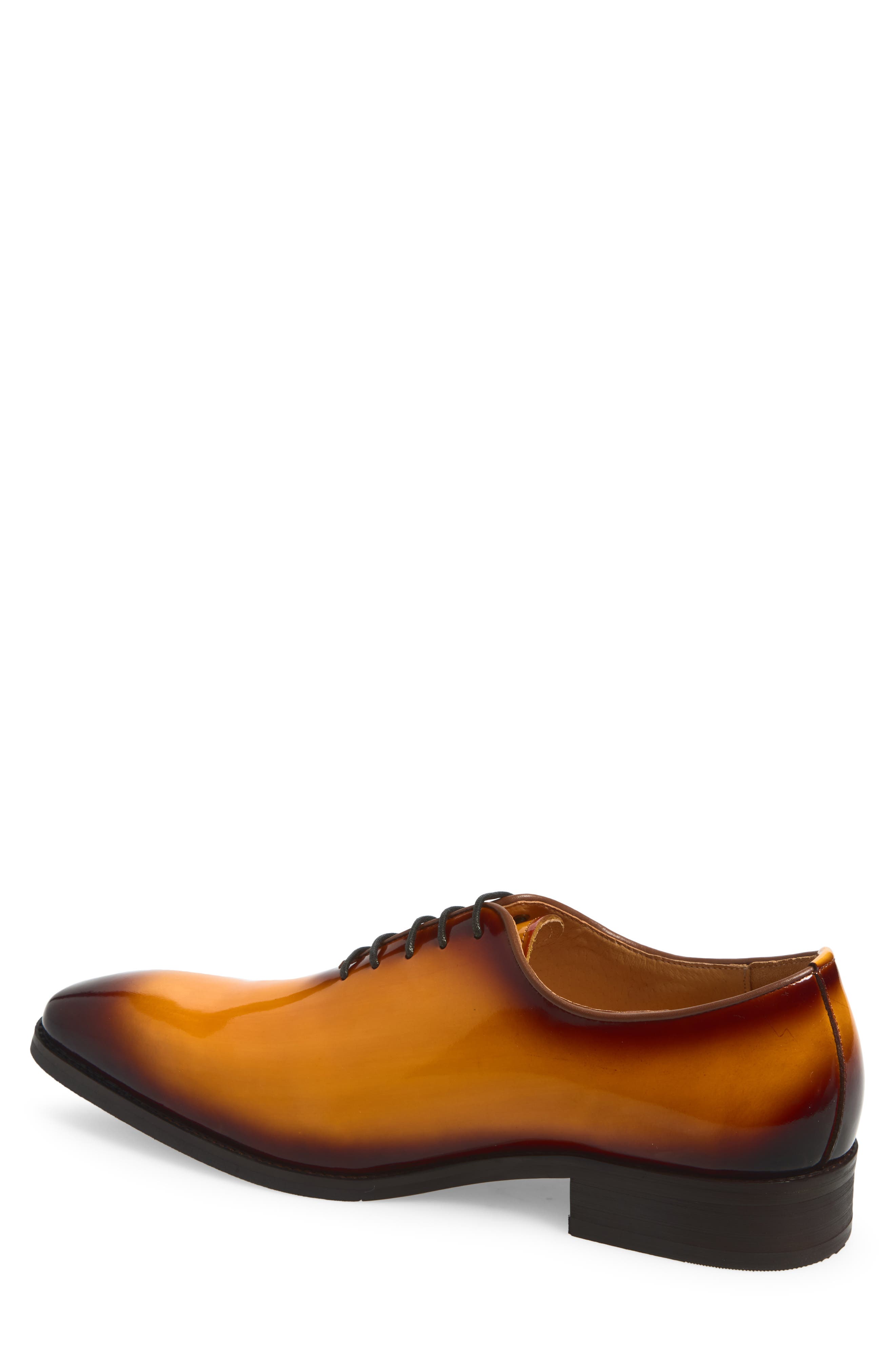 Lusso Wholecut Oxford, Alternate, color, COGNAC
