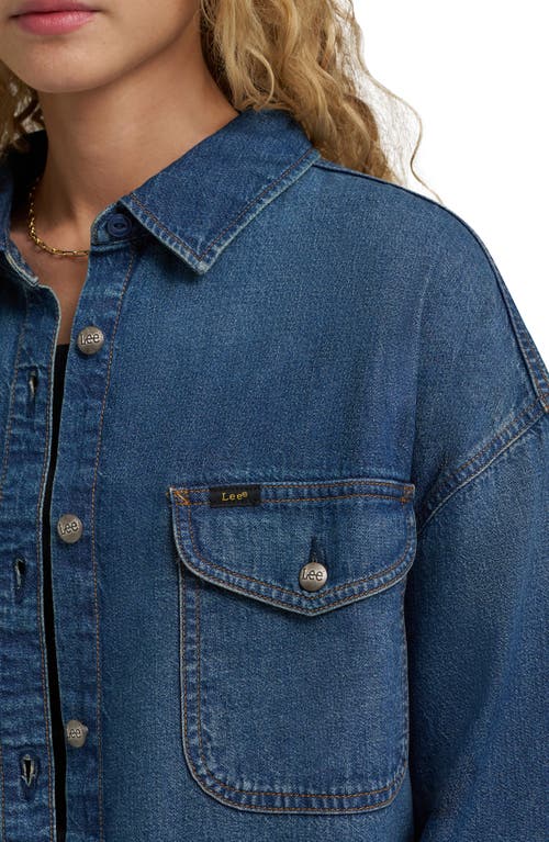 Lee Swing Back Denim Shirt In Blue