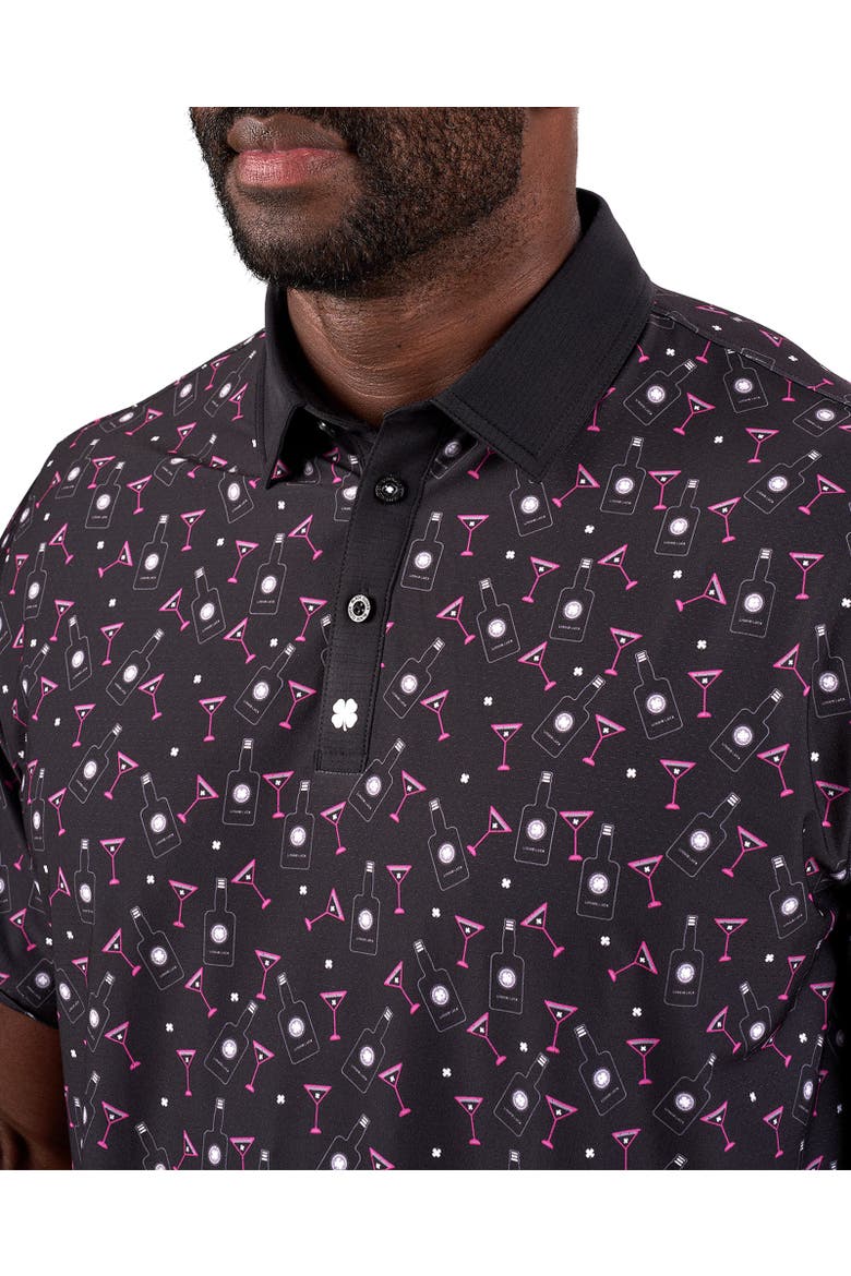 Liquid Luck Polo, Alternate, color, Black