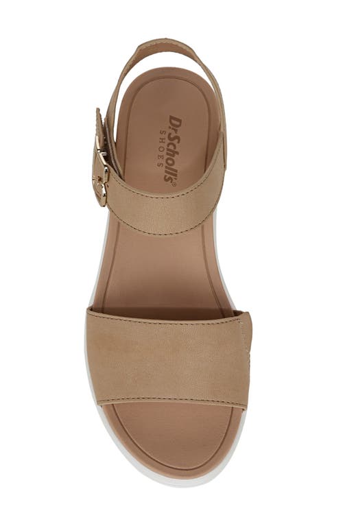Dr. Scholl's Time Off Sky Ankle Strap Platform Sandal